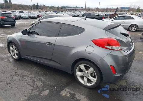 2012 Hyundai Veloster Base W/Black from USA, damaged, VIN KMHTC6ADXCU050938